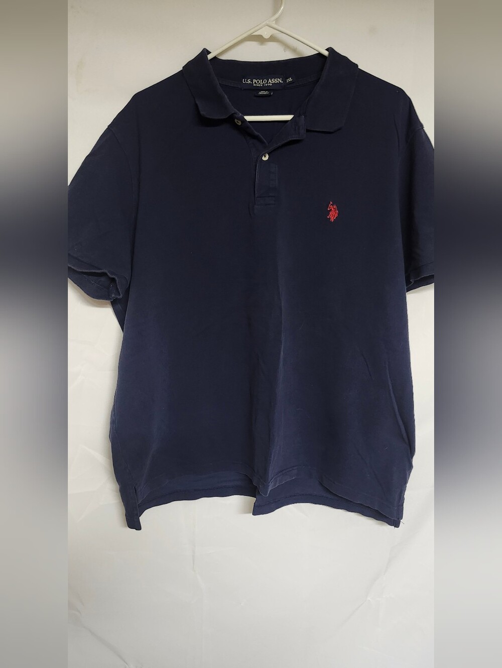 U.S. Polo Assn. Navy Polo with Red Pony Logo